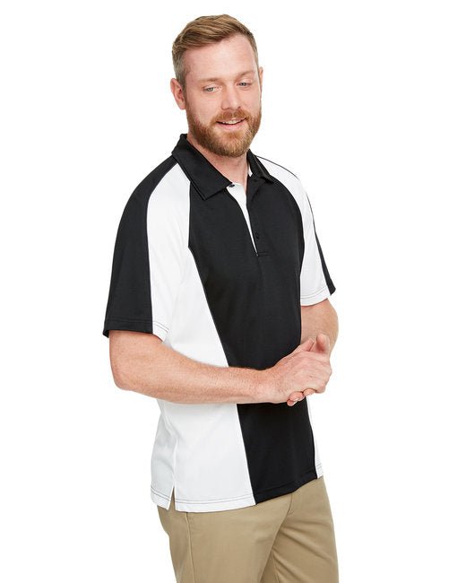 Harriton Men's Advantage Snag Protection Plus IL Colorblock Polo - Custom Craft Solution