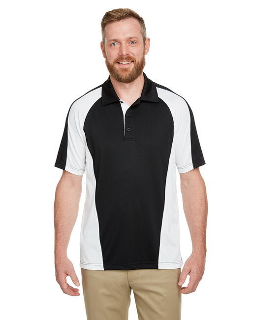 Harriton Men's Advantage Snag Protection Plus IL Colorblock Polo - Custom Craft Solution