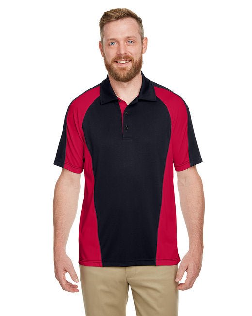 Harriton Men's Advantage Snag Protection Plus IL Colorblock Polo - Custom Craft Solution