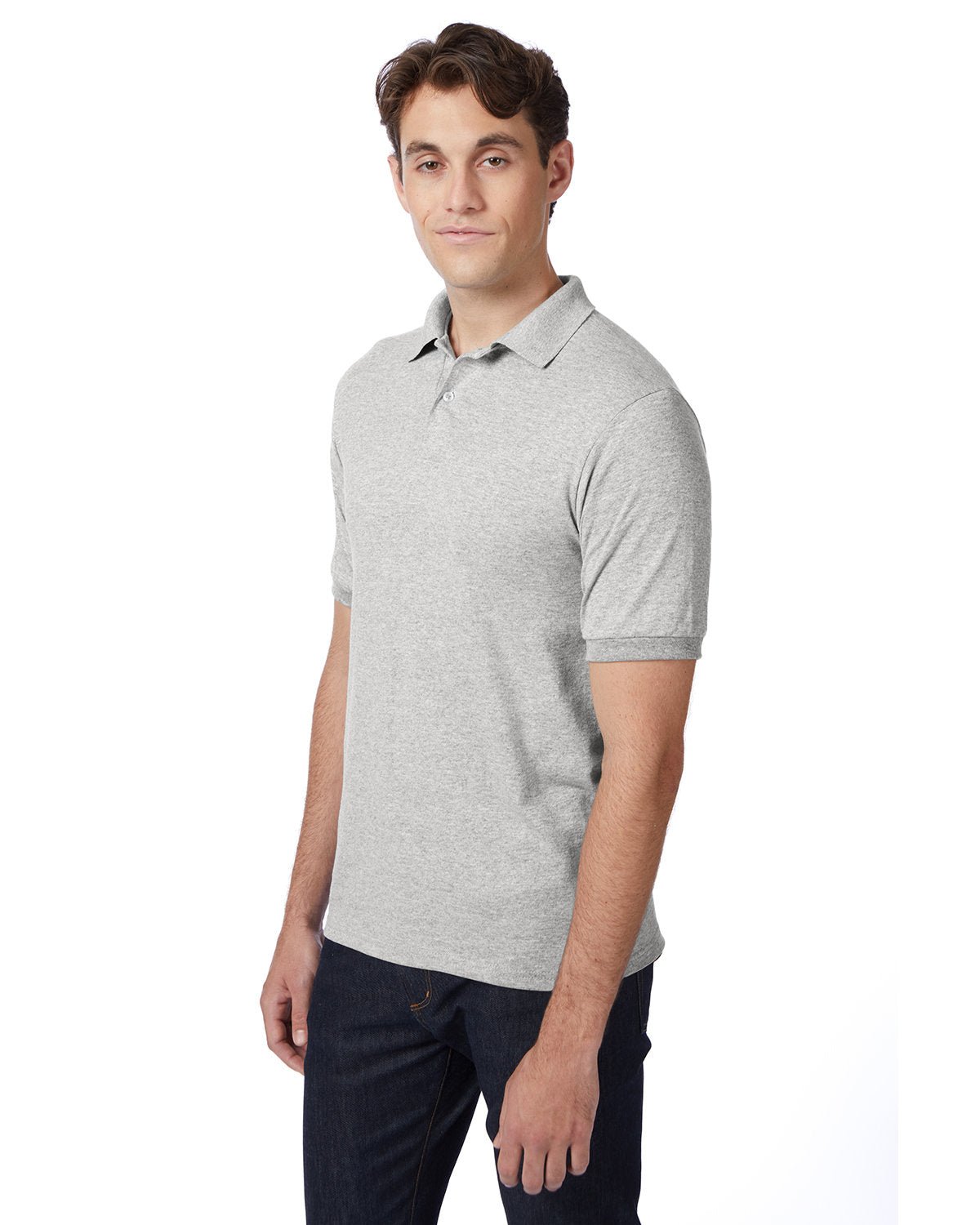 Hanes Adult EcoSmart® Jersey Knit Polo - Custom Craft Solution