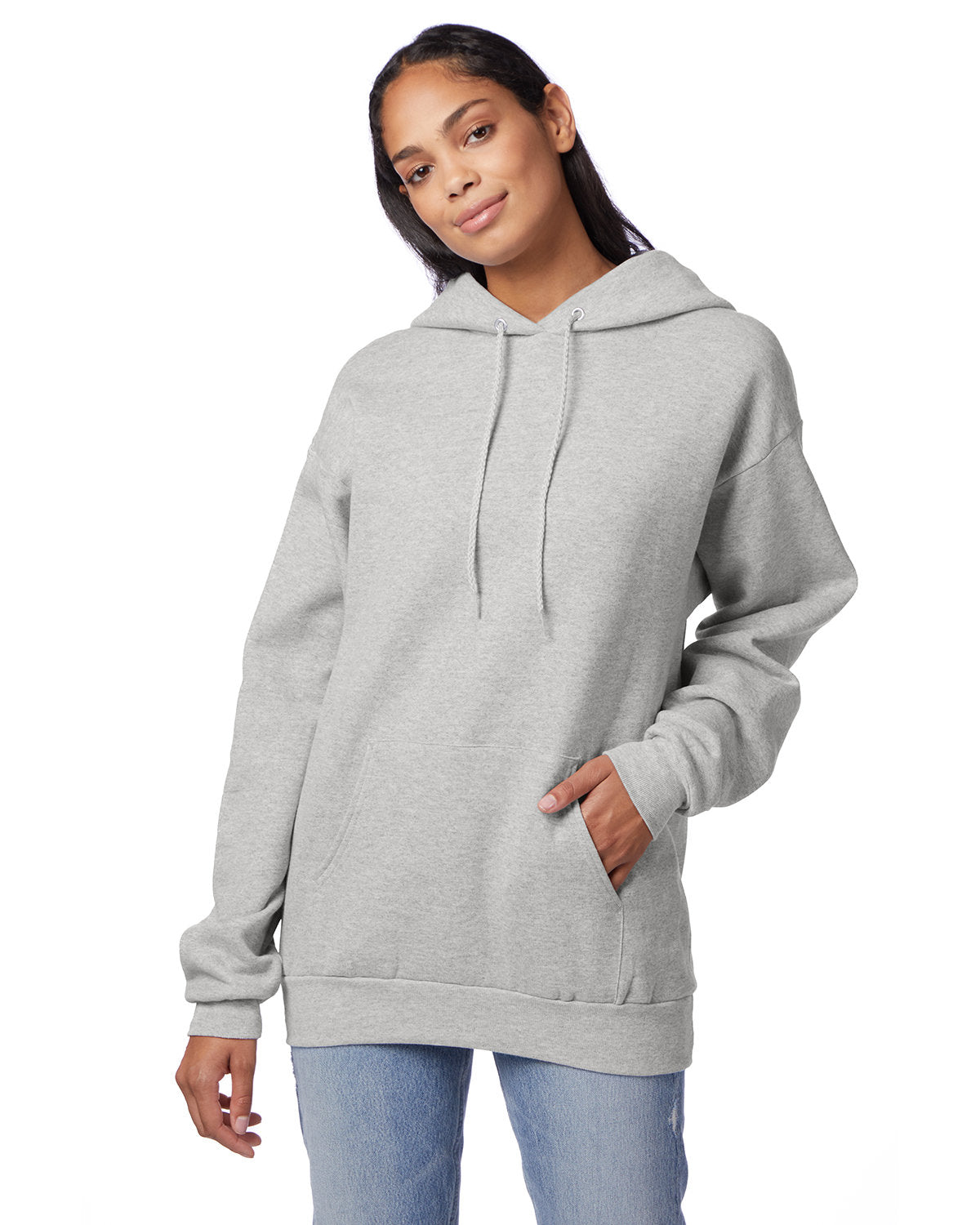 Hanes Unisex Ecosmart Puller Hooded Sweatshirt