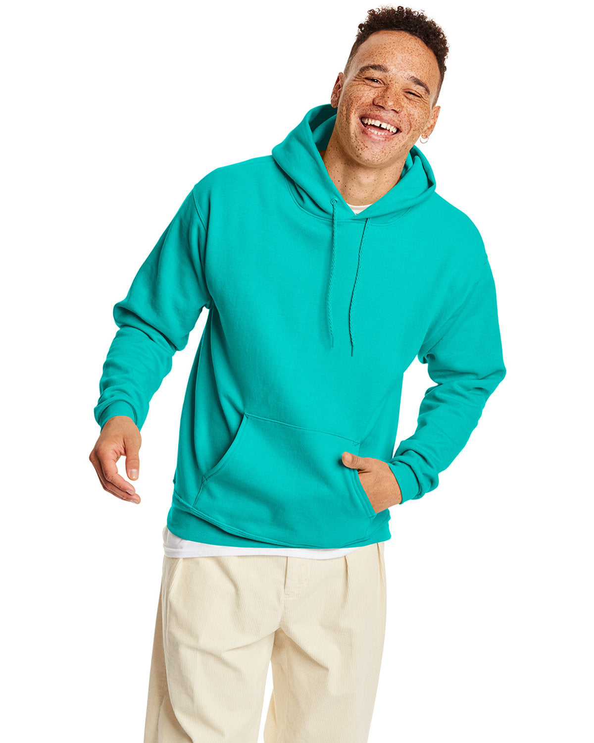 Hanes Unisex Ecosmart Puller Hooded Sweatshirt