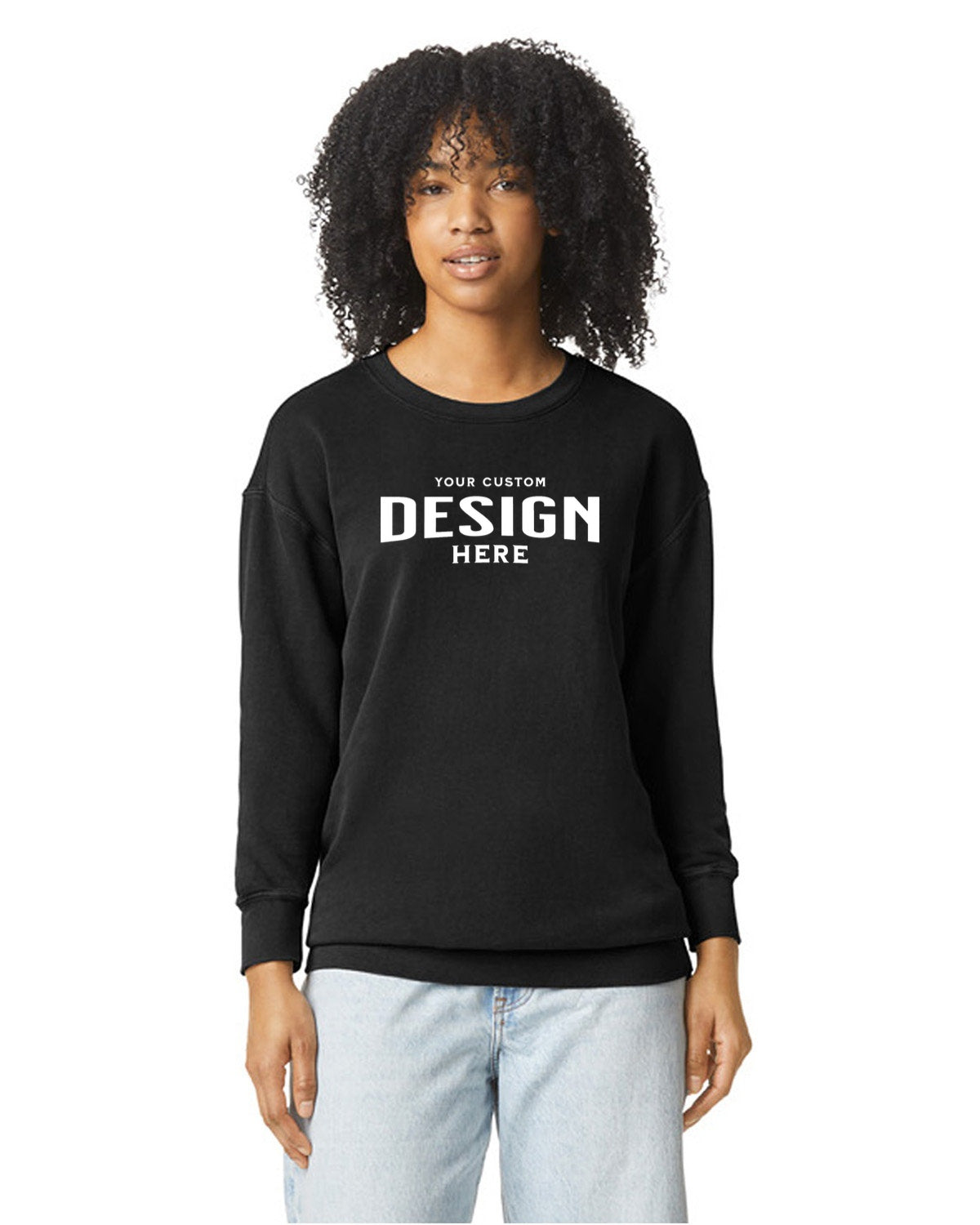 Comfort Color Unisex Lightweight Cotton Crewneck Sweatshirt