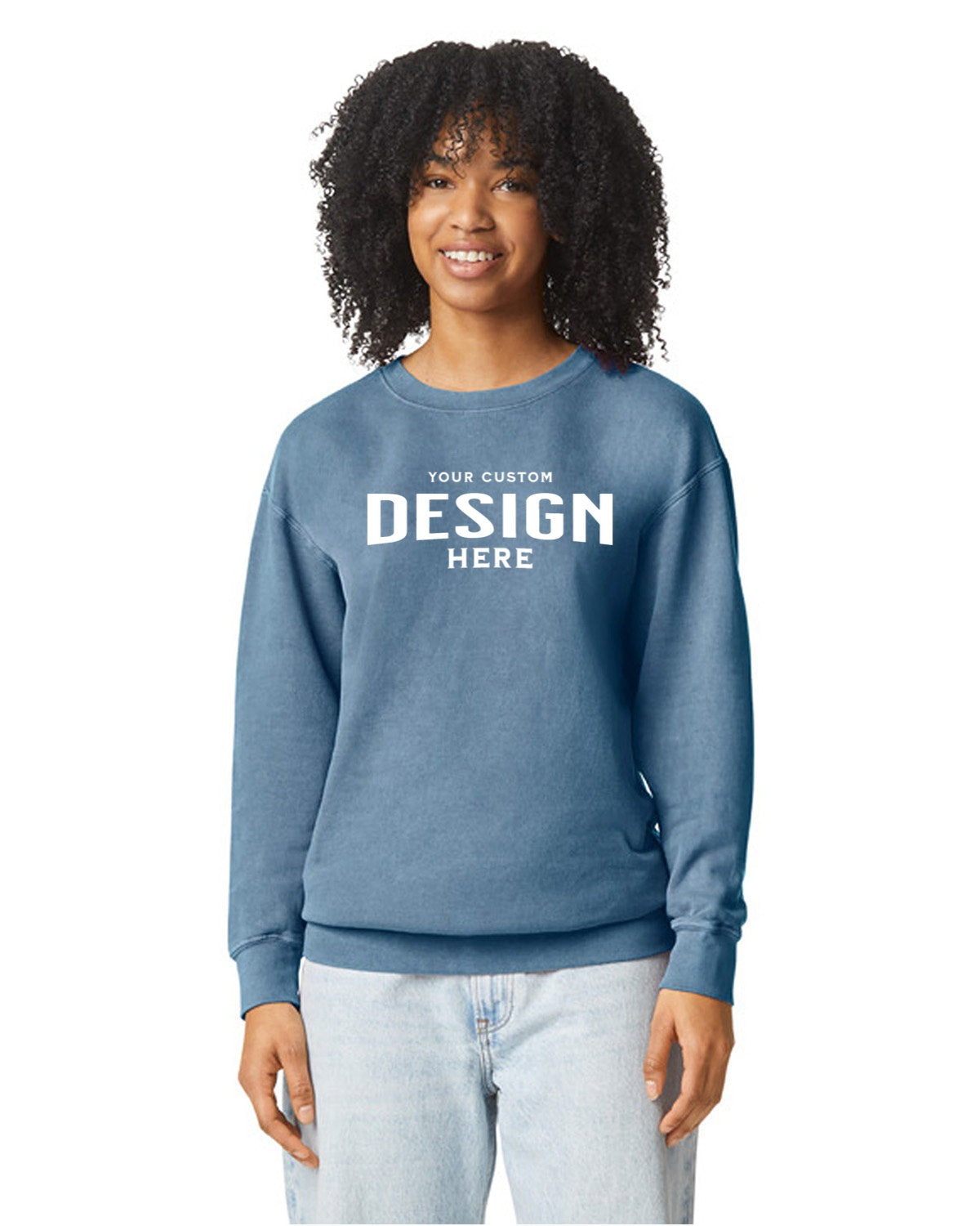 Comfort Color Unisex Lightweight Cotton Crewneck Sweatshirt