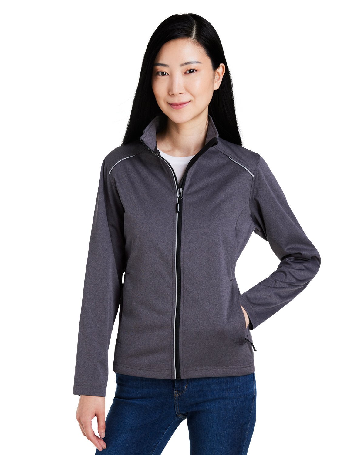 Core 365 Women's Techno Lite Three - Layer Knit Tech - Shell - Custom Craft Solution