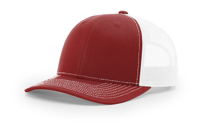 Custom Richardson 112 Trucker Hats - Cardinal White