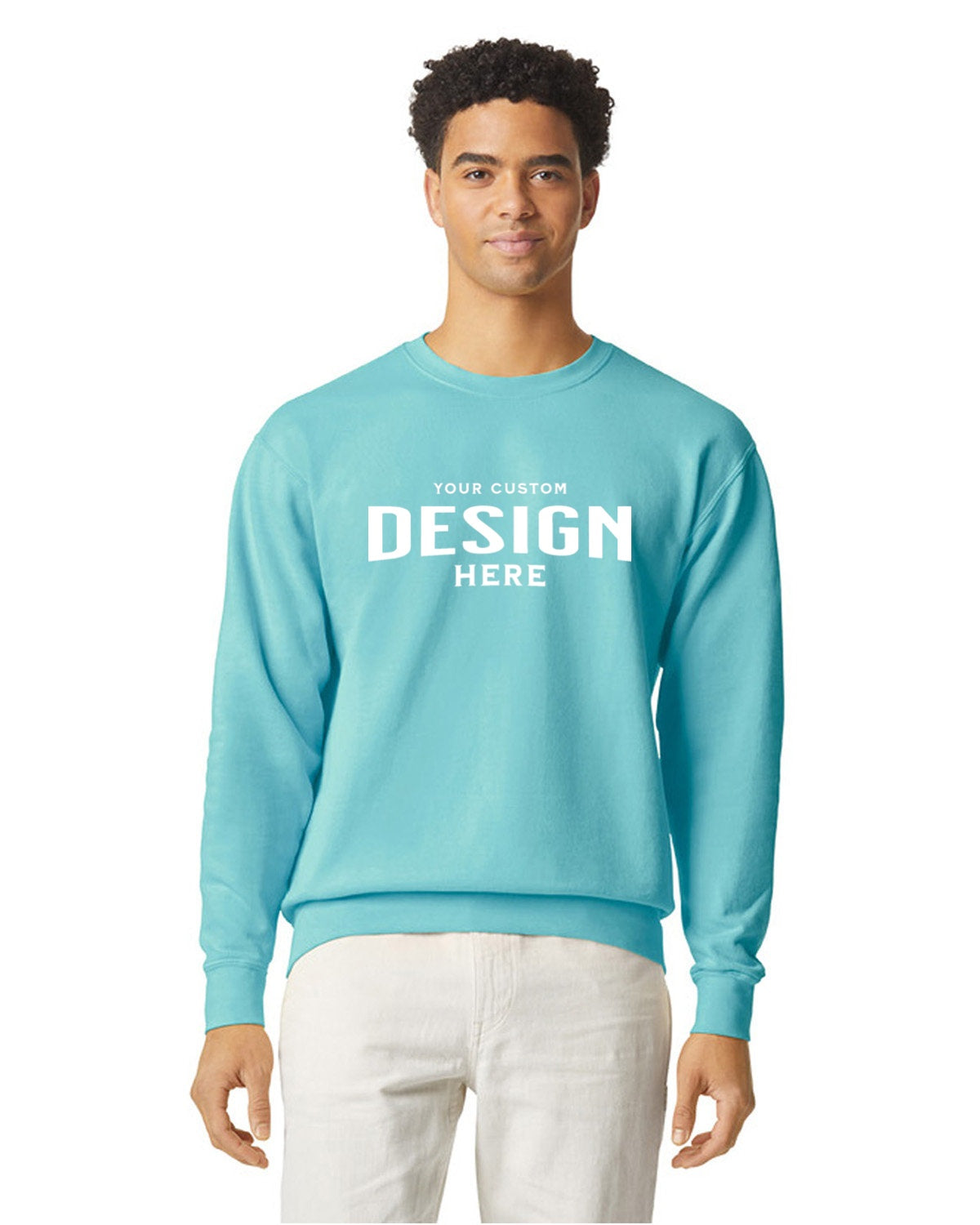 Comfort Color Unisex Lightweight Cotton Crewneck Sweatshirt