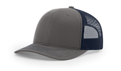 Custom Richardson 112 Trucker Hats - Charcoal Navy