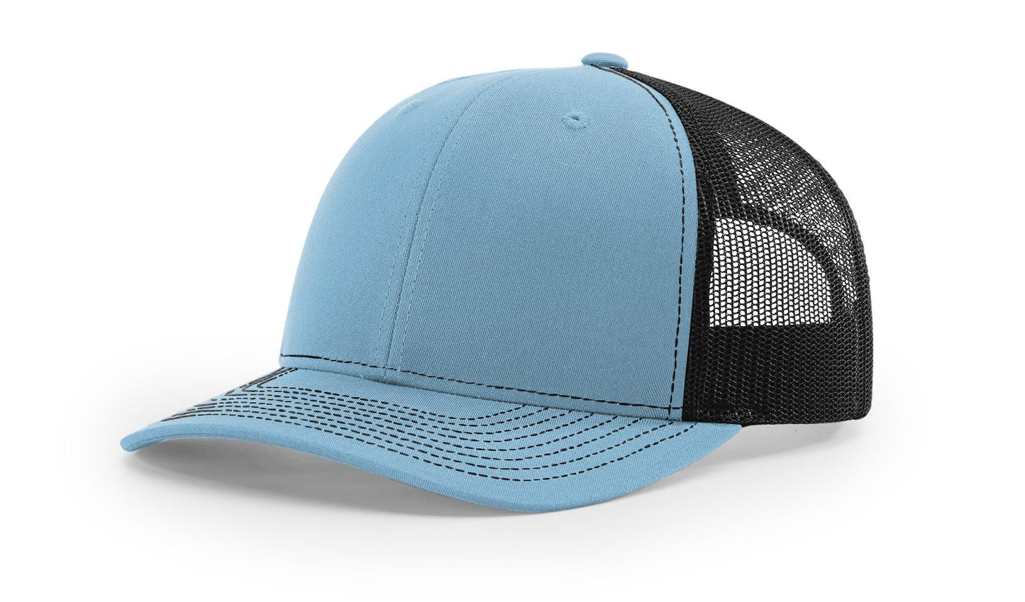 Custom Richardson 112 Trucker Hats - Columbia Blue