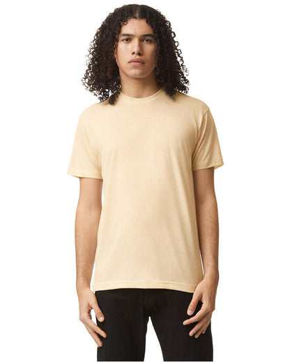 American Apparel Unisex Triblend Short - Sleeve Track T - Shirt - Custom Craft Solution