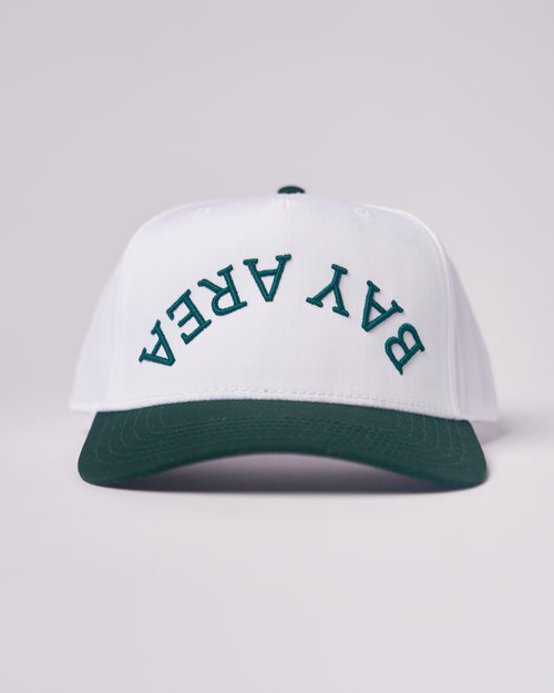Bay Area Upside Down Hat - White - Custom Craft Solution