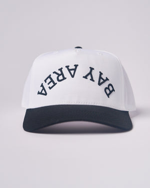 Bay Area Upside Down Hat - White - Custom Craft Solution