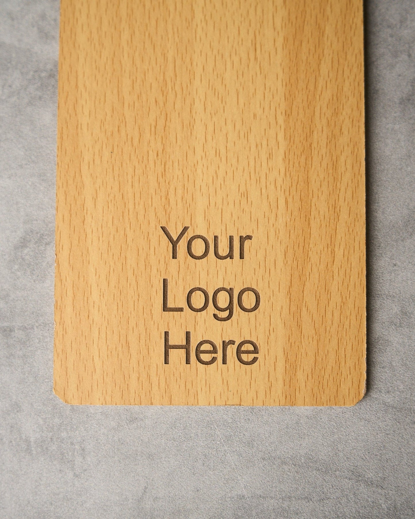 Hardwood Check Presenters with Customized Logo and Laser Engraving - Custom Craft Solution