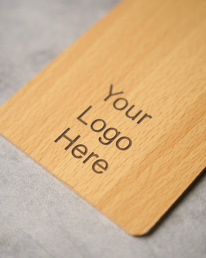 Hardwood Check Presenters with Customized Logo and Laser Engraving - Custom Craft Solution