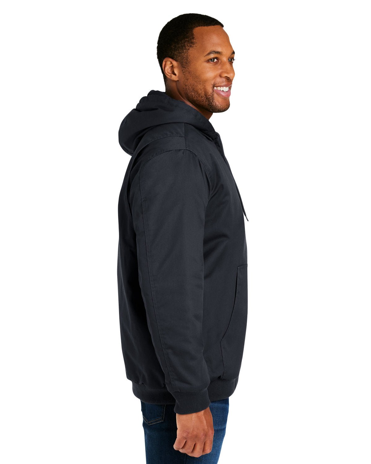 Harriton Unisex ClimaBloc® Heavyweight Hooded Full - Zip Jacket - Custom Craft Solution