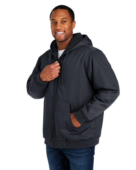 Harriton Unisex ClimaBloc® Heavyweight Hooded Full - Zip Jacket - Custom Craft Solution