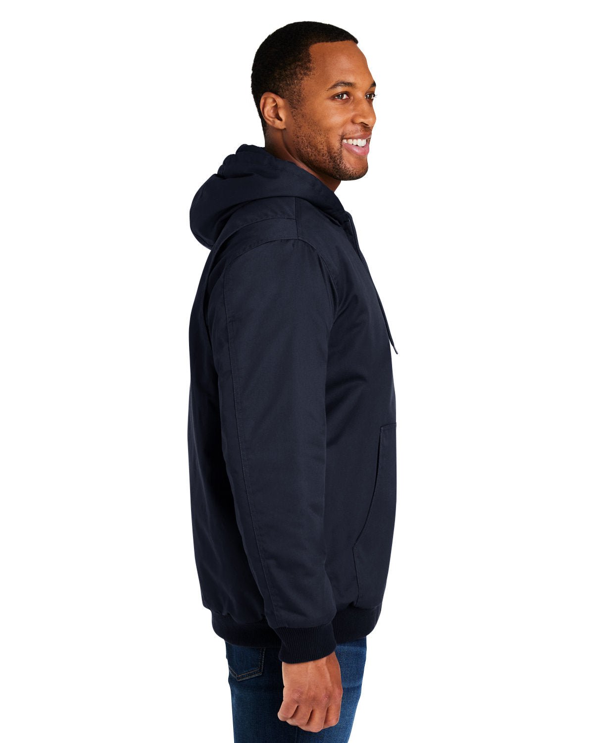 Harriton Unisex ClimaBloc® Heavyweight Hooded Full - Zip Jacket - Custom Craft Solution