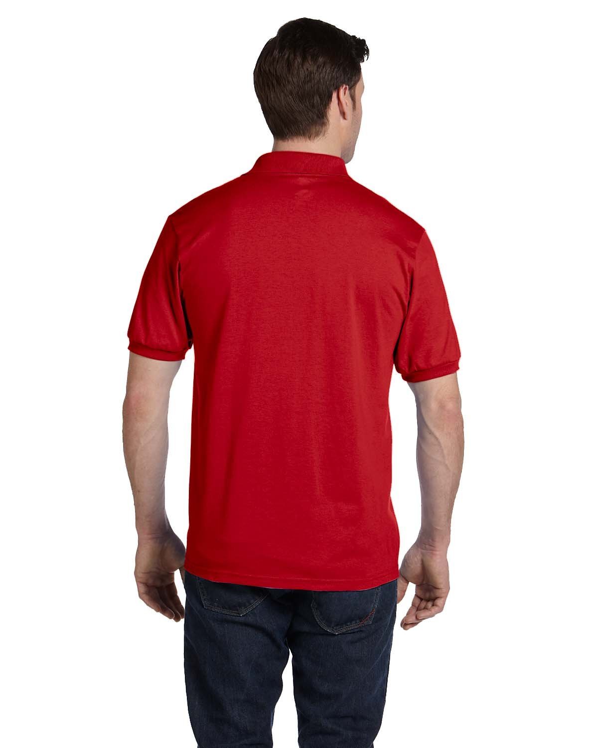 Hanes Adult EcoSmart® Jersey Knit Polo - Custom Craft Solution