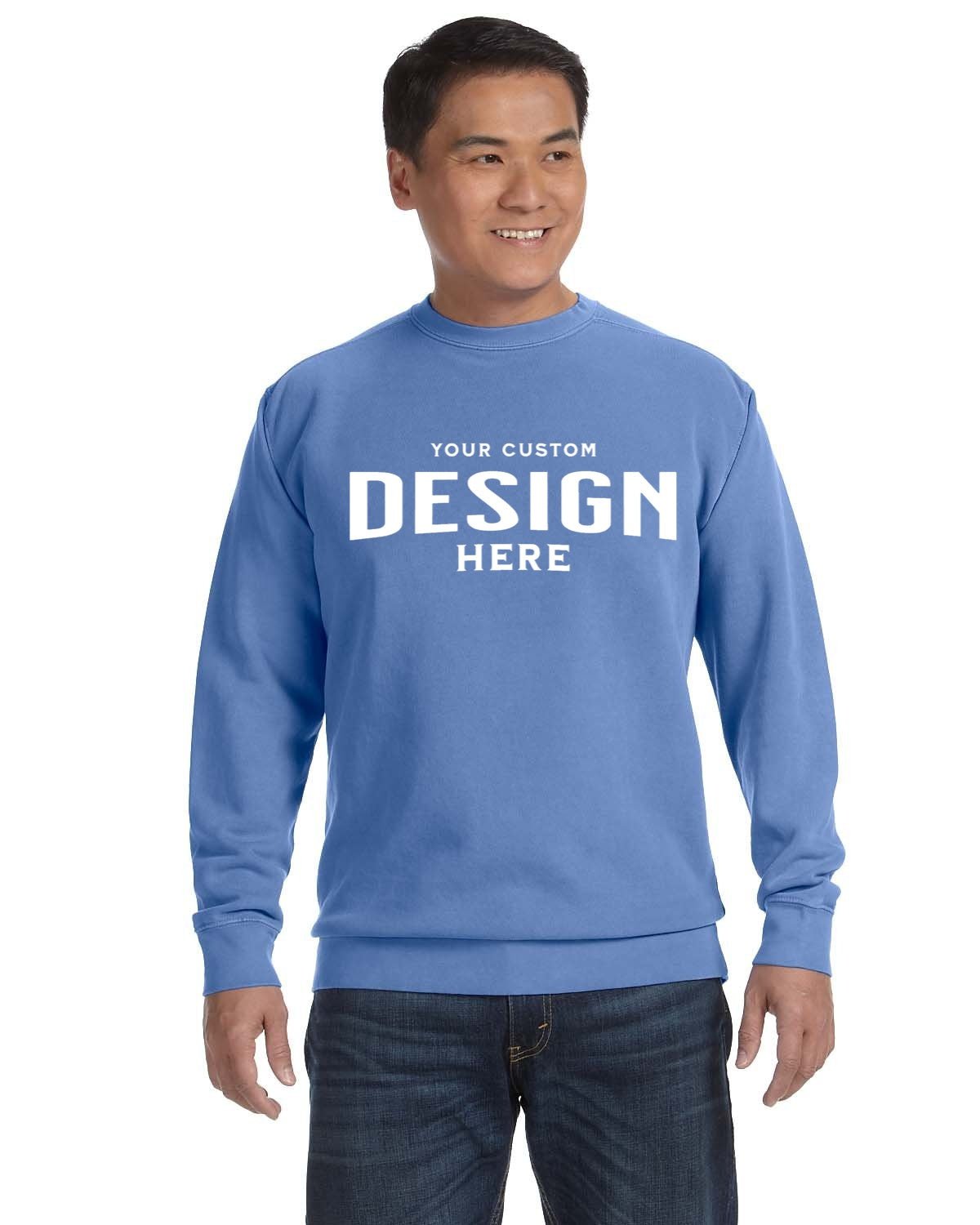 Comfort Colors Adult Crewneck Sweatshirt - Custom Craft Solution