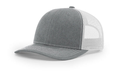 Custom Richardson 112 Trucker Hats - Heather Grey Light Grey