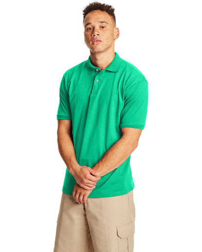 Hanes Adult EcoSmart® Jersey Knit Polo - Custom Craft Solution