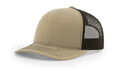 Custom Richardson 112 Trucker Hats - Khaki Coffee