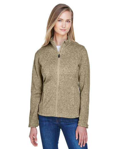 Devon & Jones Ladies' Bristol Full - Zip Sweater Fleece Jacket - Custom Craft Solution