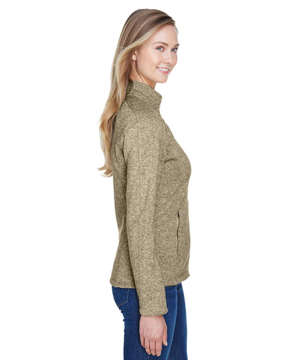 Devon & Jones Ladies' Bristol Full - Zip Sweater Fleece Jacket - Custom Craft Solution