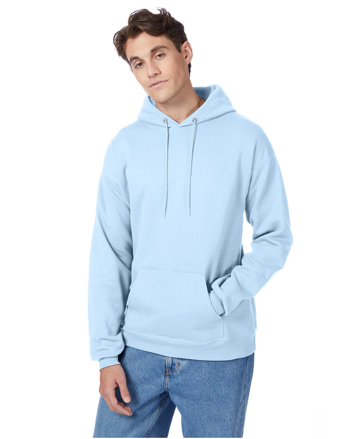 Hanes Unisex Ecosmart Puller Hooded Sweatshirt