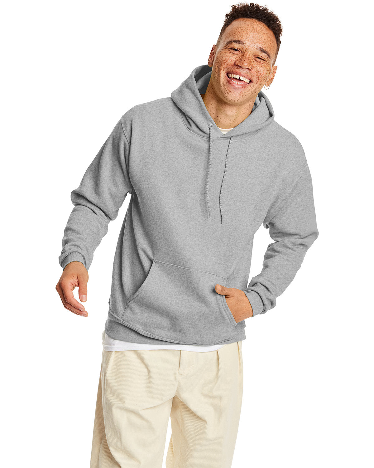 Hanes Unisex Ecosmart Puller Hooded Sweatshirt