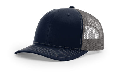 Custom Richardson 112 Trucker Hats - Navy Charcoal