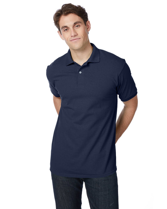 Hanes Adult EcoSmart® Jersey Knit Polo - Custom Craft Solution