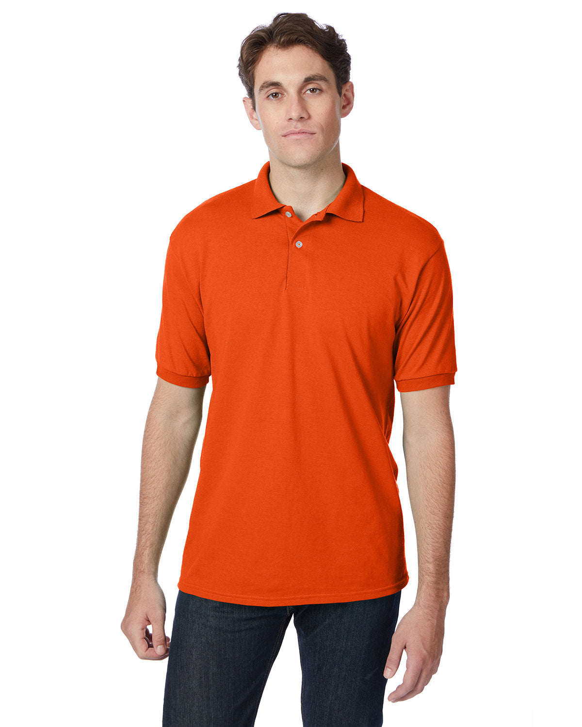 Hanes Adult EcoSmart® Jersey Knit Polo