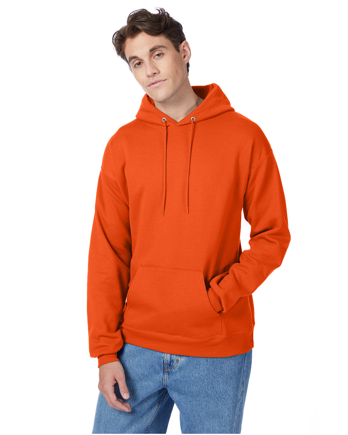 Hanes Unisex Ecosmart Puller Hooded Sweatshirt