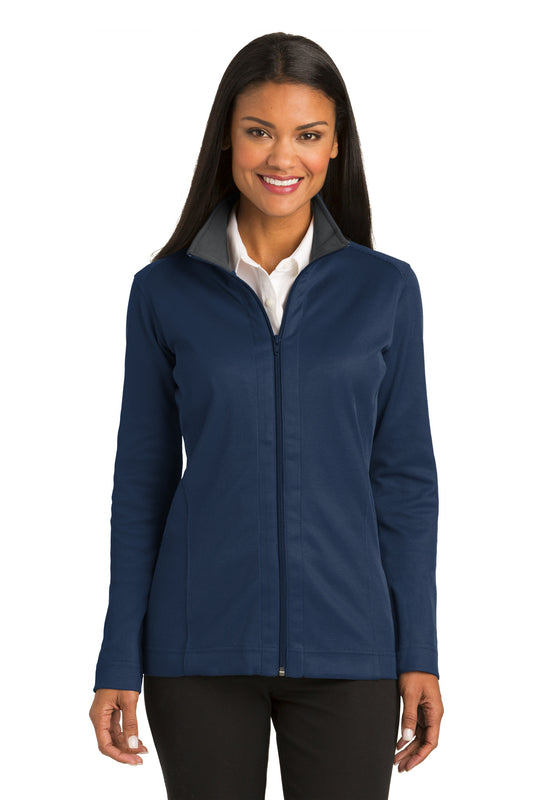 Port Authority Women's Vertical Texture Full-Zip Jacket