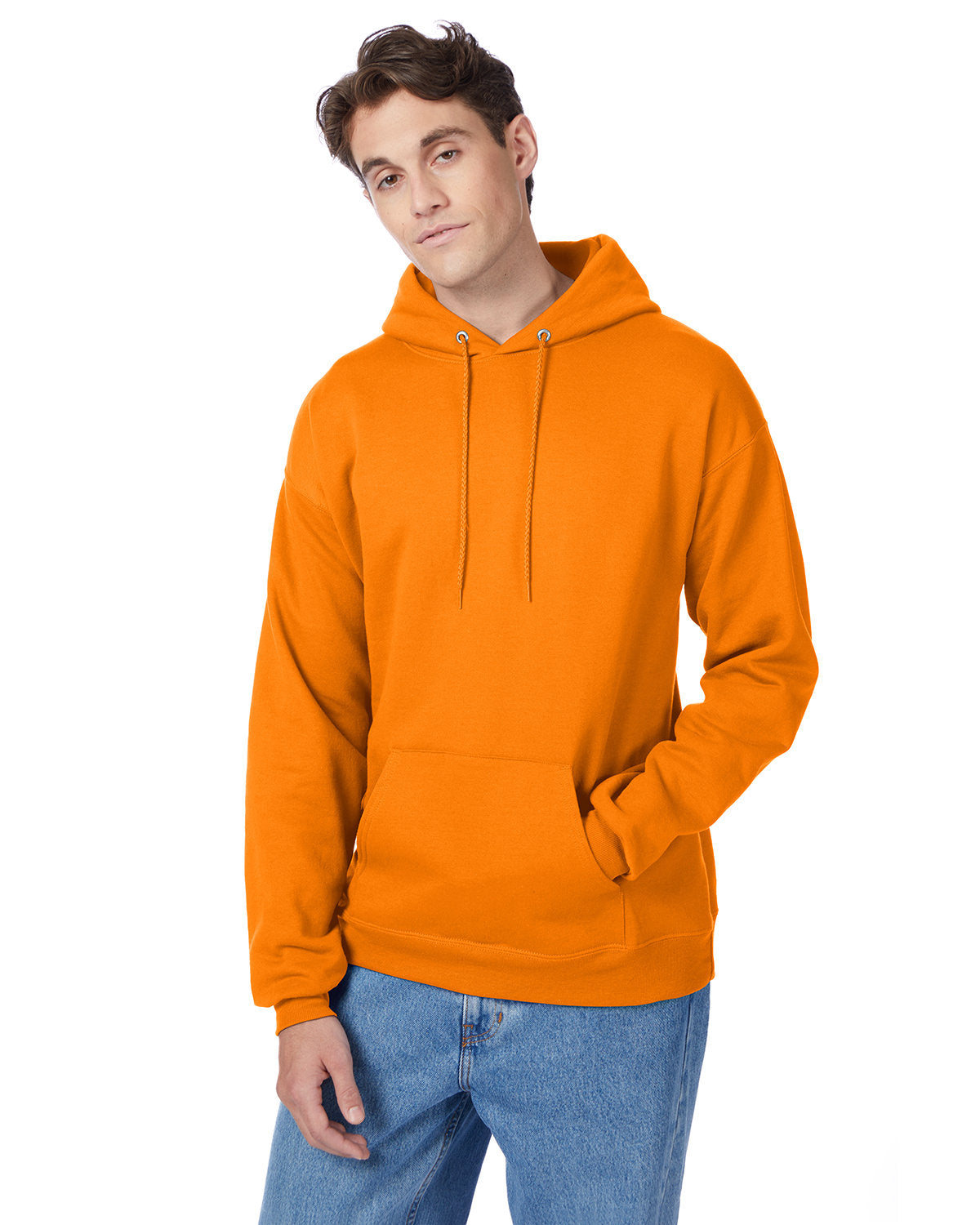 Hanes Unisex Ecosmart Puller Hooded Sweatshirt