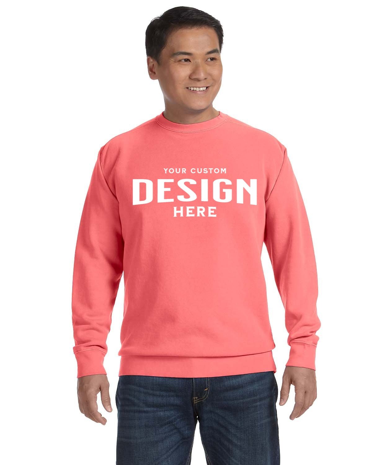 Comfort Colors Adult Crewneck Sweatshirt - Custom Craft Solution