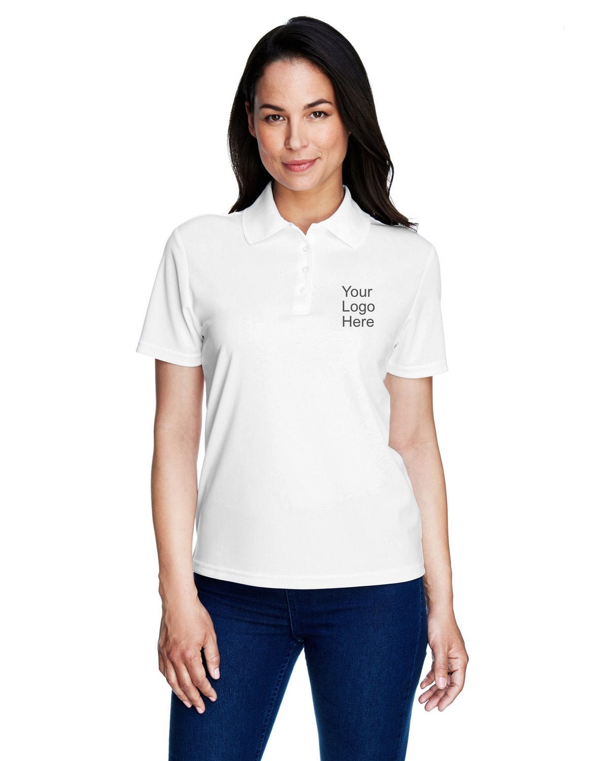 CORE365 Ladies' Origin Performance Piqué Polo - Custom Craft Solution