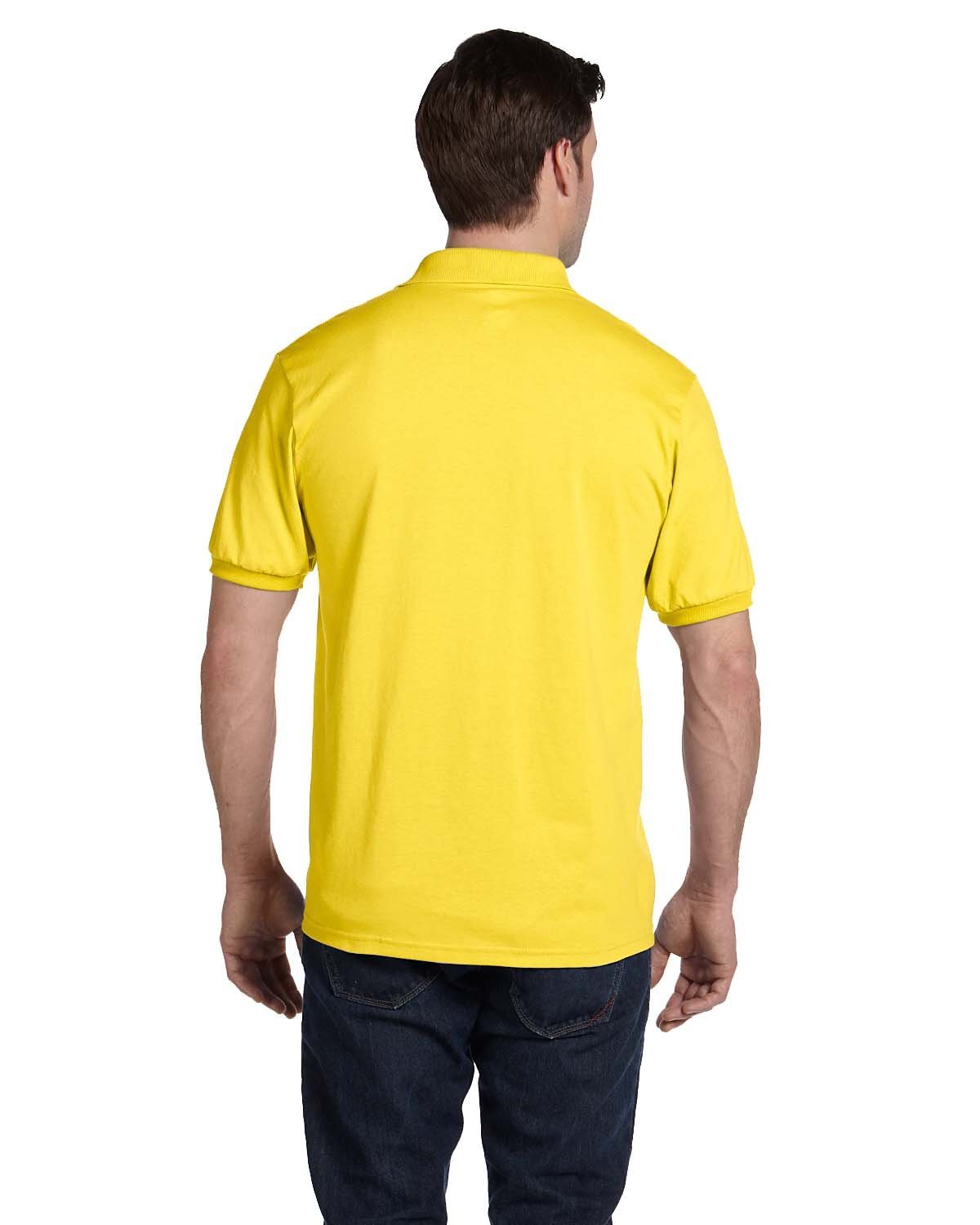 Hanes Adult EcoSmart® Jersey Knit Polo - Custom Craft Solution