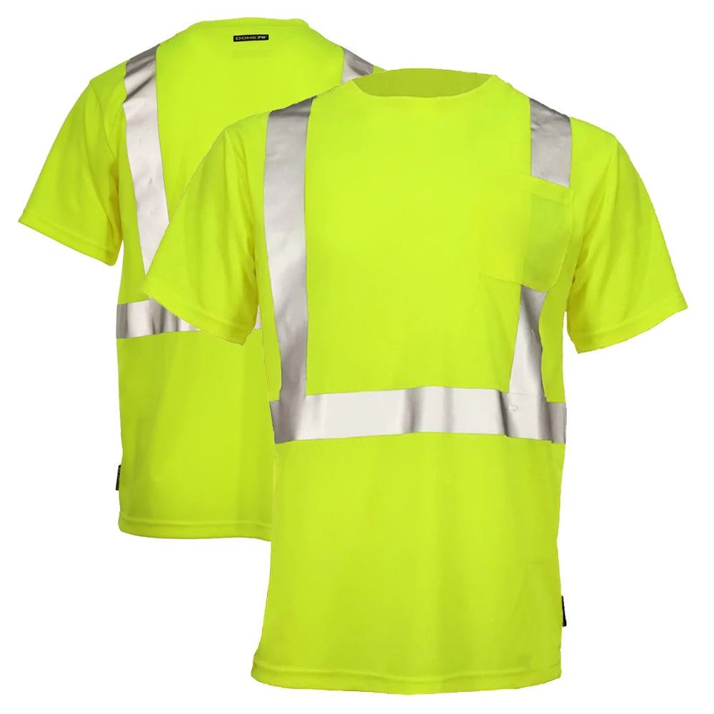 DSS1421 HiVis ANSI Class 2 Viz-Dri Safety T-Shirt