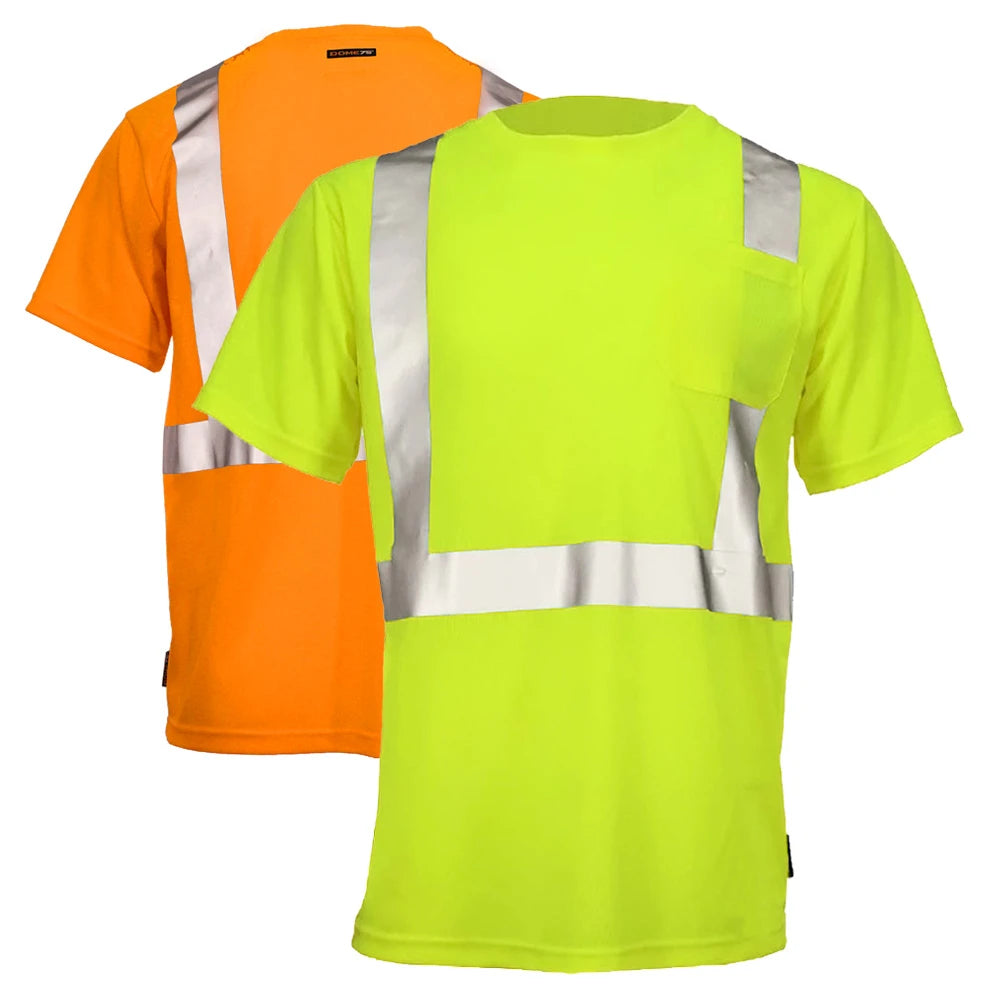 DSS1421 HiVis ANSI Class 2 Viz-Dri Safety T-Shirt