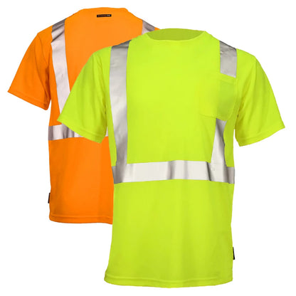 DSS1421 HiVis ANSI Class 2 Viz-Dri Safety T-Shirt