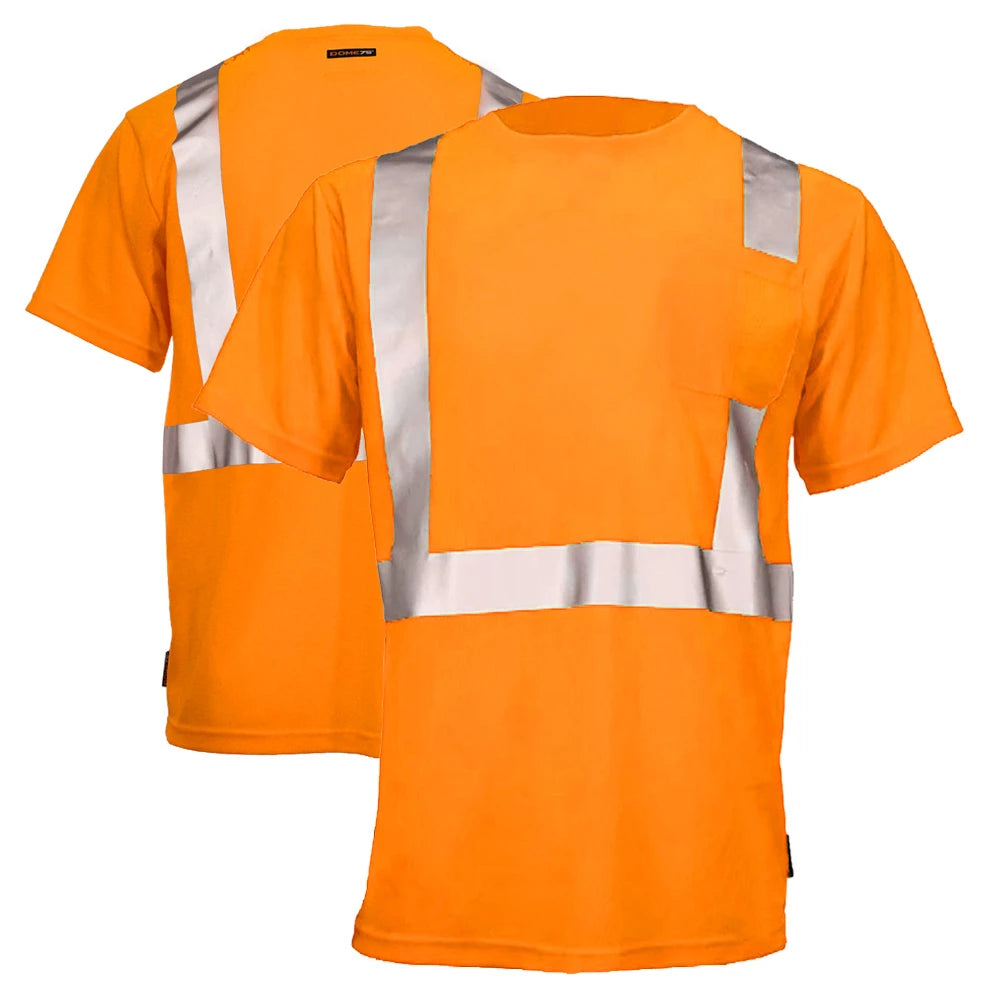 DSS1421 HiVis ANSI Class 2 Viz-Dri Safety T-Shirt