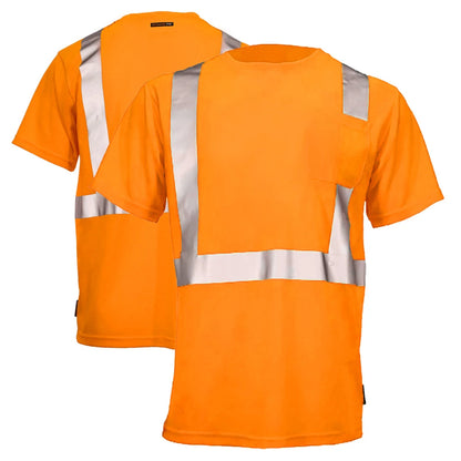 DSS1421 HiVis ANSI Class 2 Viz-Dri Safety T-Shirt