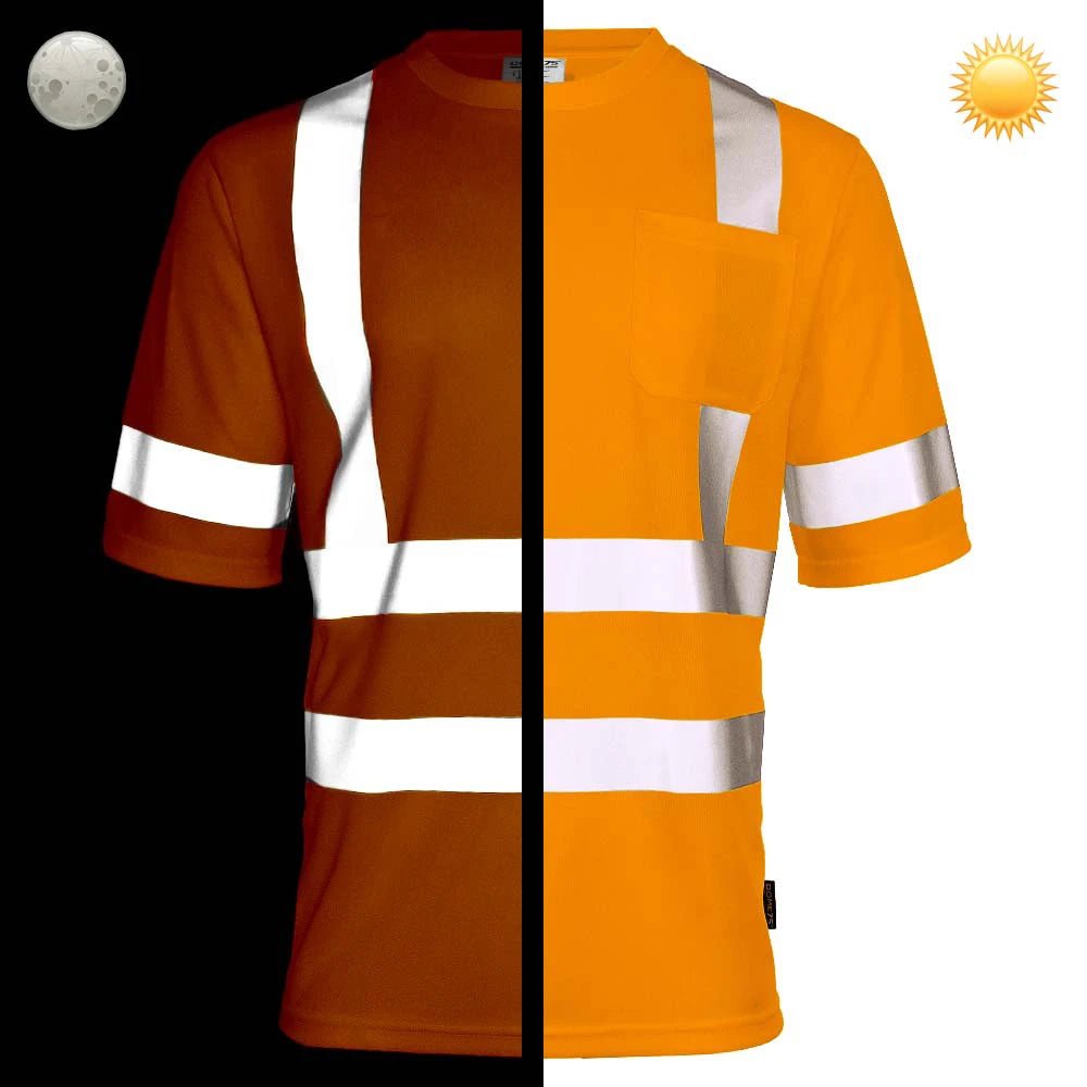 DSS1431 HiVis ANSI Class 3 Viz - Dri Short Sleeve Safety T - Shirt - Custom Craft Solution