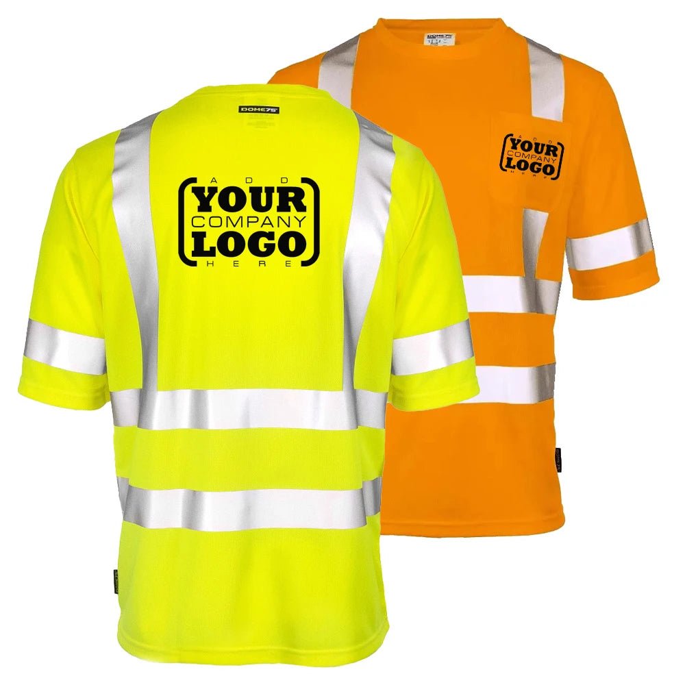 DSS1431 HiVis ANSI Class 3 Viz - Dri Short Sleeve Safety T - Shirt - Custom Craft Solution