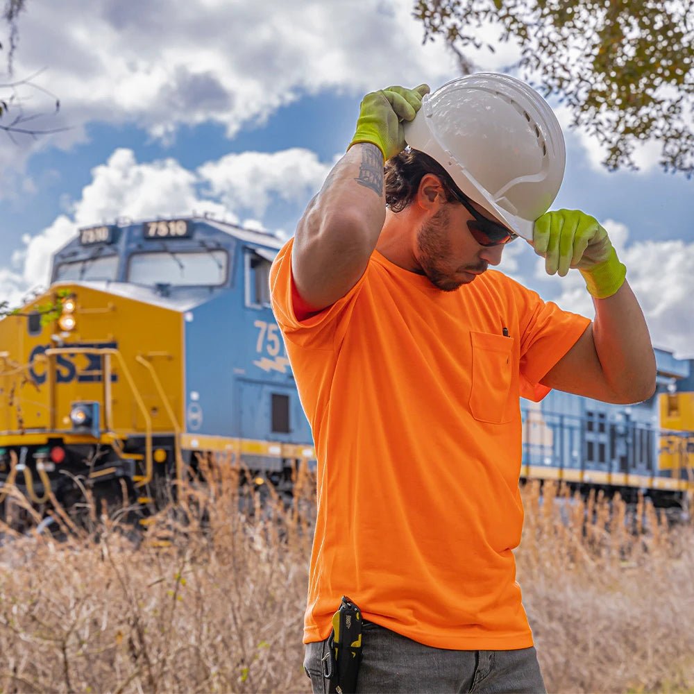 DSS2601 High Visibility Viz - Tuff Moisture Wicking Safety T - Shirt - Custom Craft Solution