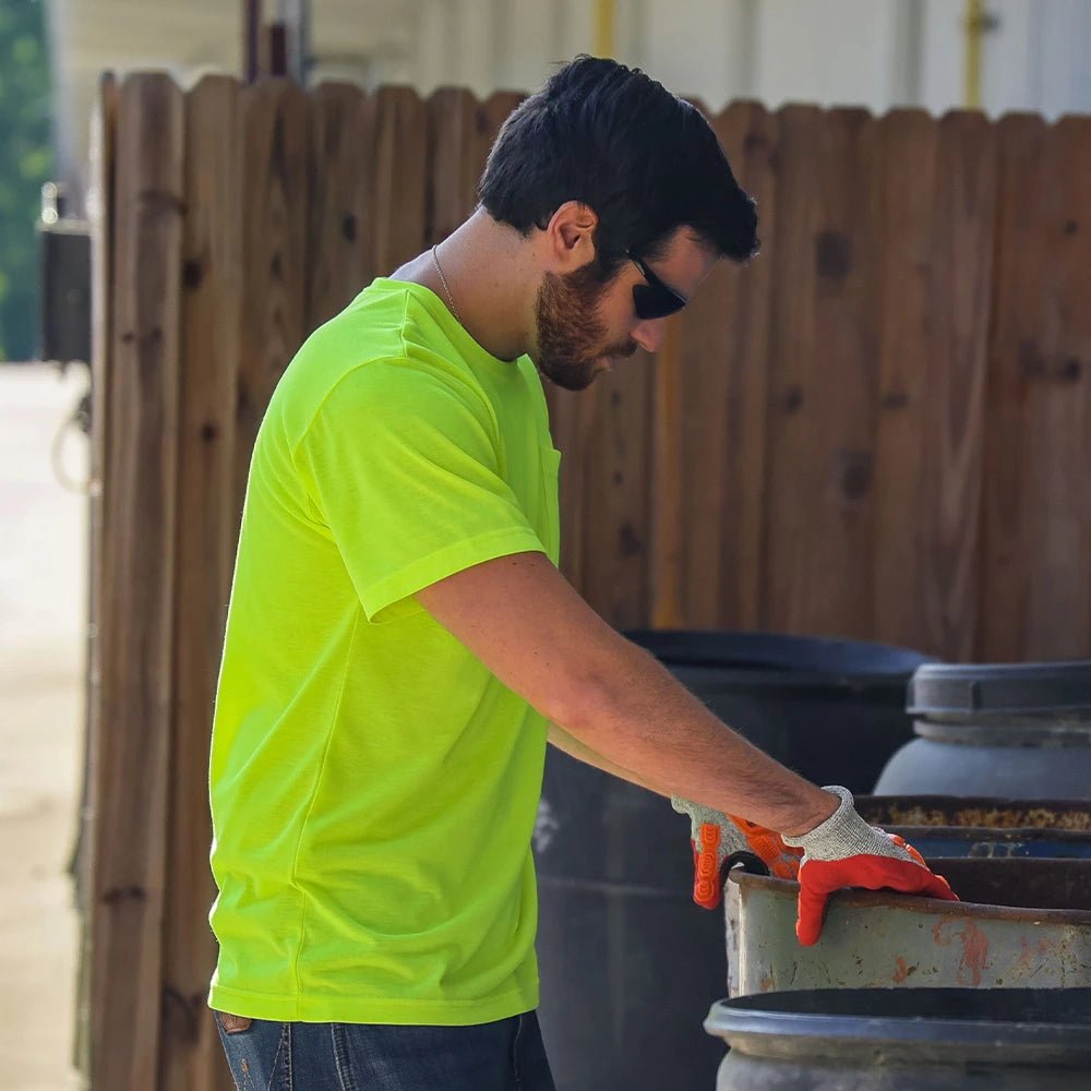 DSS2601 High Visibility Viz - Tuff Moisture Wicking Safety T - Shirt - Custom Craft Solution