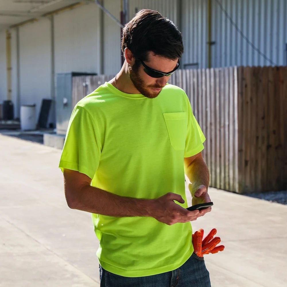 DSS2601 High Visibility Viz - Tuff Moisture Wicking Safety T - Shirt - Custom Craft Solution