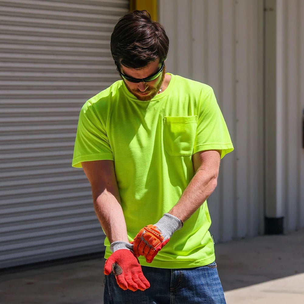 DSS2601 High Visibility Viz - Tuff Moisture Wicking Safety T - Shirt - Custom Craft Solution